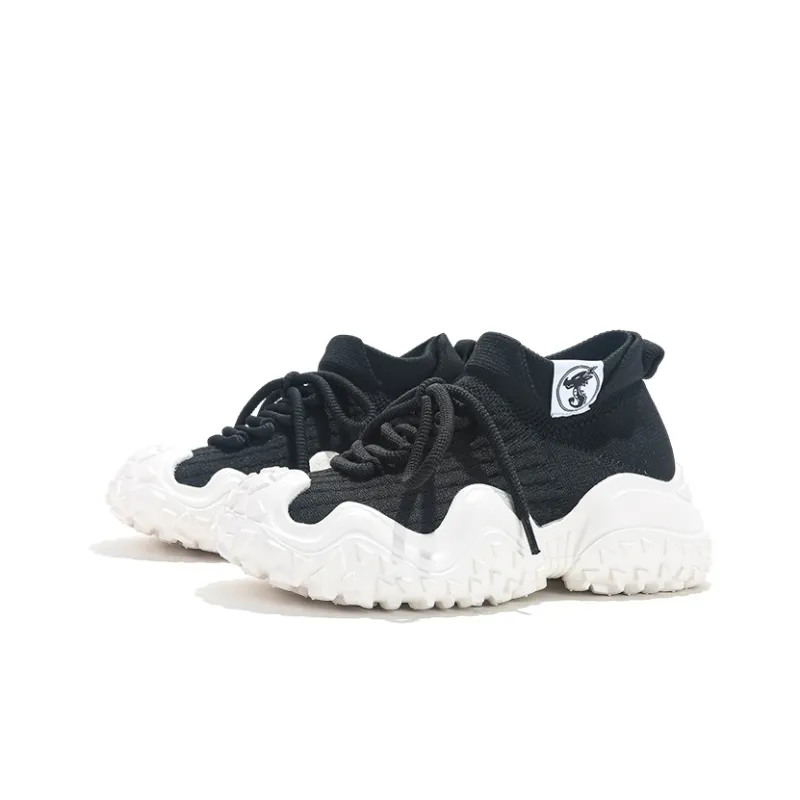 Jifffly Cushioned Anti-Slip And Wear-Resistant Lightweight Mid-Top Chunky Sneakers Unisex-2