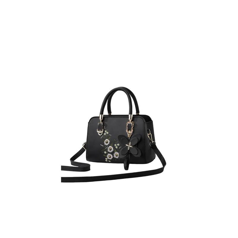 HACIN Pu Handbag Shoulder Bag Crossbody Bag Regular Women's Pink/Green/Red/Black-4