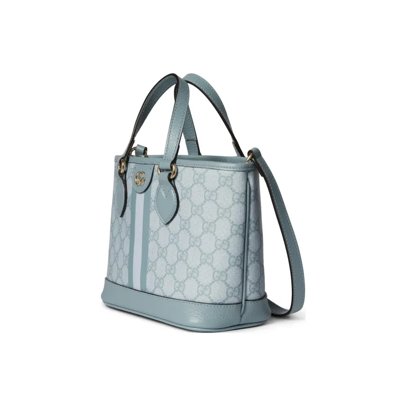 GUCCI Ophidia Supreme Canvas Canvas Bag Tote Bag Shopping Bag Shoulder Bag Crossbody Bag Handbag Mini Women's Gray Blue-2