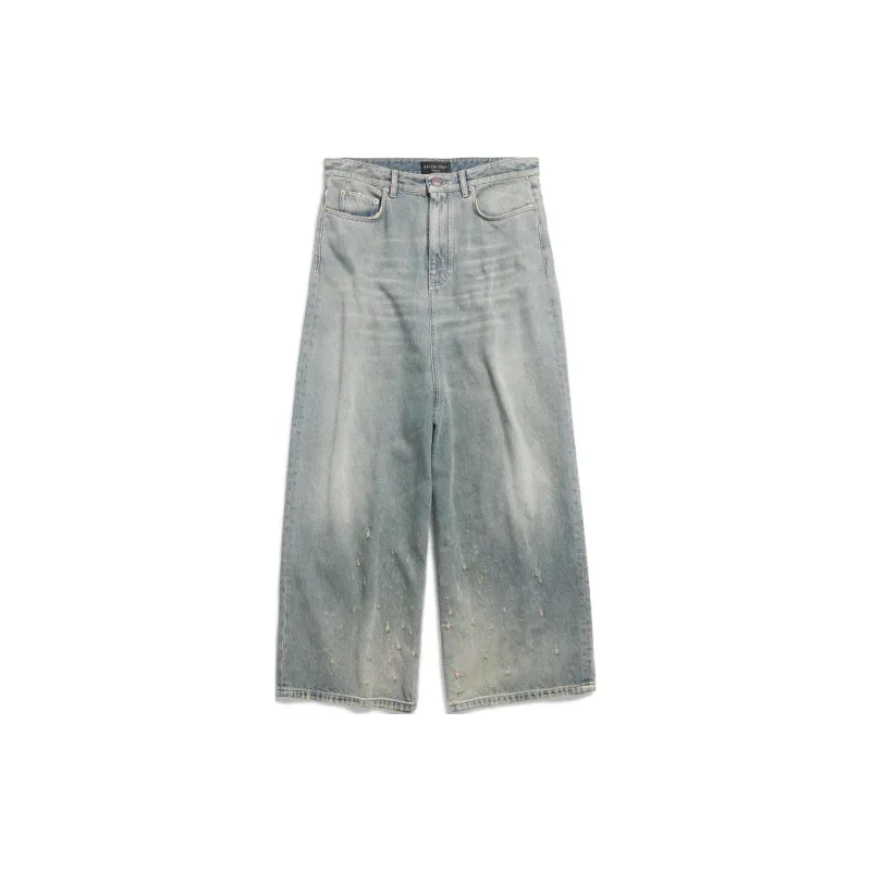 Balenciaga Low Crotch Baggy Jeans - POIZON