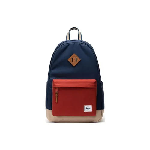 Herschel EcoSystem™ Recycled Fabric Backpack Unisex Marine Blue & Red