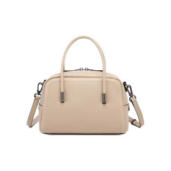 TTaG．baG Top Grain Cow Leather Shoulder Bag Regular Women's Khaki/Brown/Black
