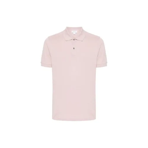 SUNSPEL Polo Shirts Men Pink