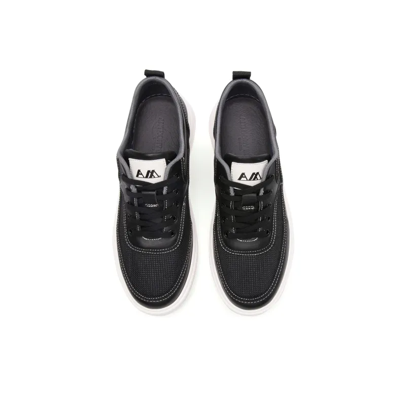 Anthony Miles Slip Resistant Breathable Lightweight Low Top Casual Shoes Men's Black-2