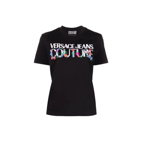 VERSACE JEANS COUTURE T-Shirts Women's Black