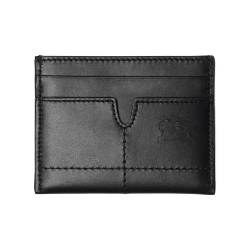 Burberry Calfskin Card Holder Men's Black-1