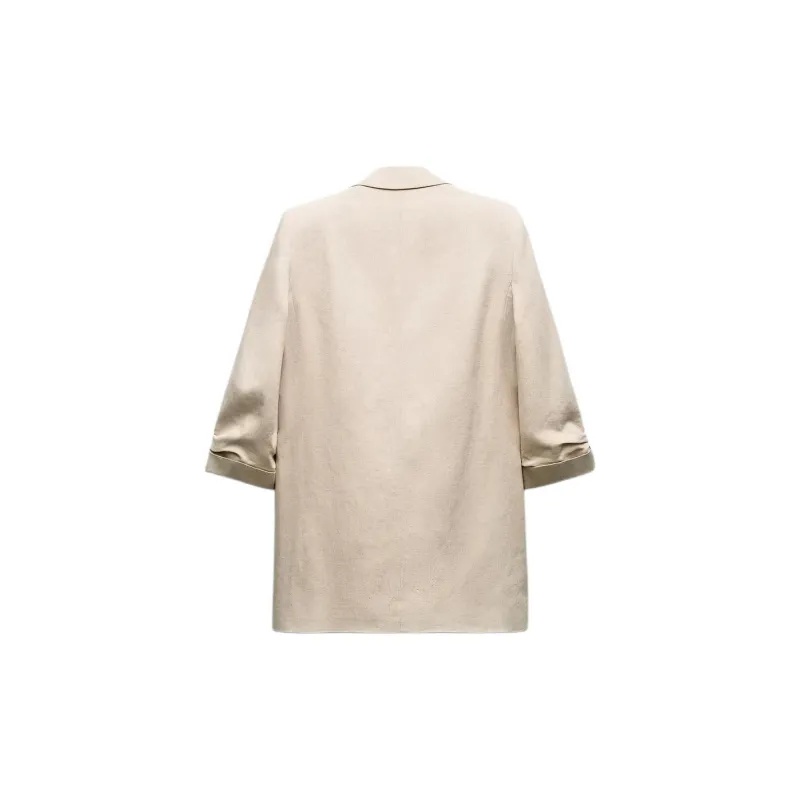ZARA Business Suit Women's Beige-1