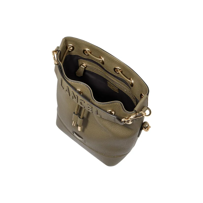 LANCEL Small Ninon De LANCEL Leather Bucket Bag-3