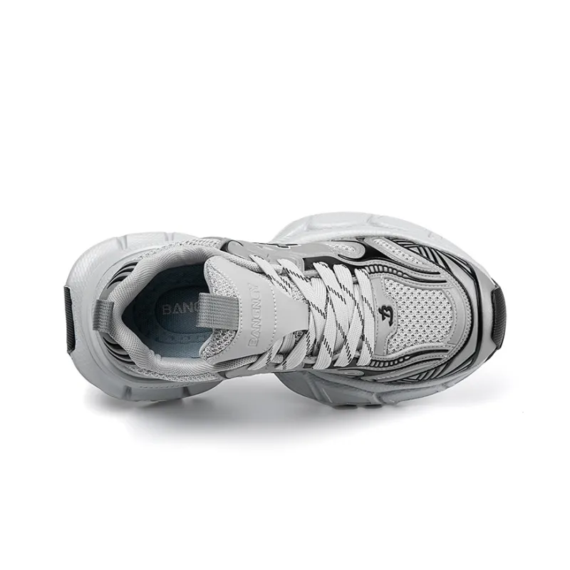 BANGNEY Durable Breathable Low-Top Chunky Sneakers Men's-10