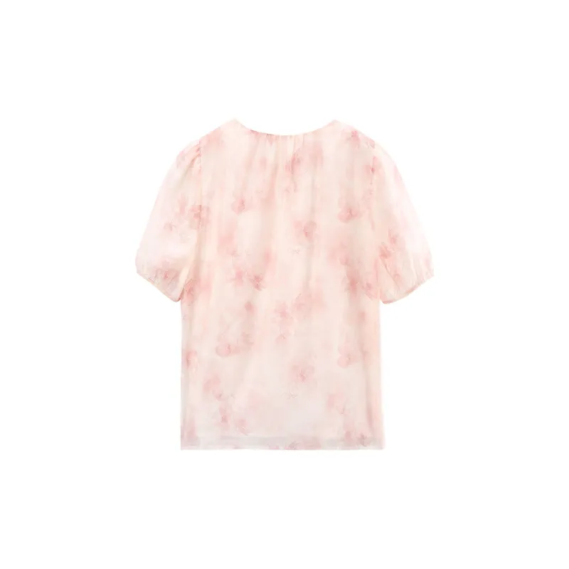 A Paradise For Awakening Shirt Women's Pink-1