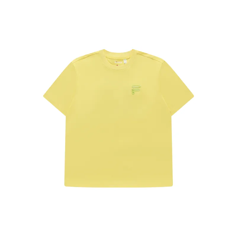 FILA FUSION T Shirt Unisex Yttrium Gold-1