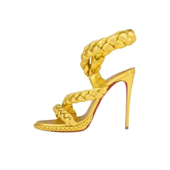 SABRINA X Idris Elba x CL LUBOTING Fatima Strap Sandals 12cm Women's Gold