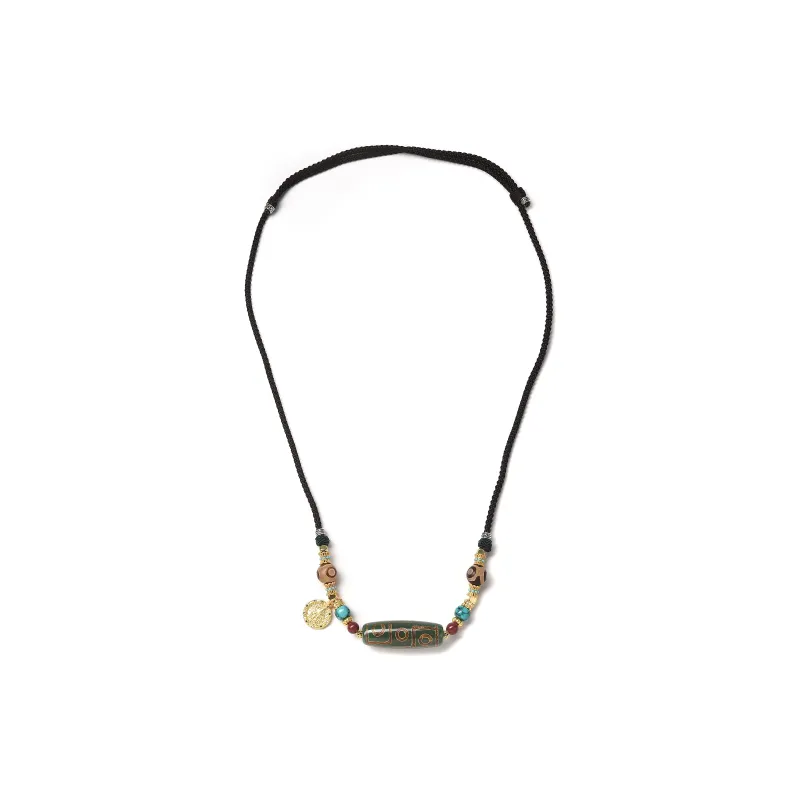 Abby's Wonderland Agate Jade Necklaces Unisex-1
