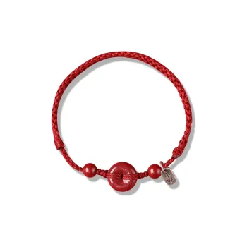 Moon Jewelry Cinnabar Jade Bracelets Women's
