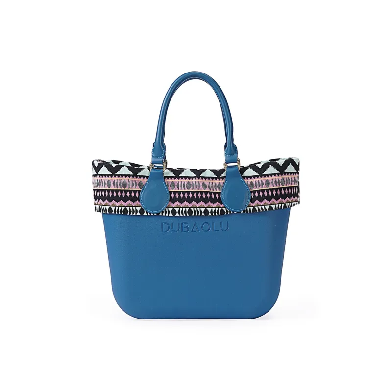 Dubaolu EVA Rubber Shoulder Bag, Handbag Tubas Women's Blue/Red/Pink/Black/Khaki-25