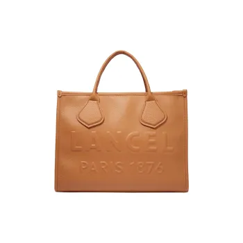 LANCEL Medium Jour De LANCEL Leather Tote Bag