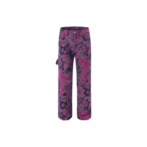 FUERZA Jeans Unisex Fuchsia