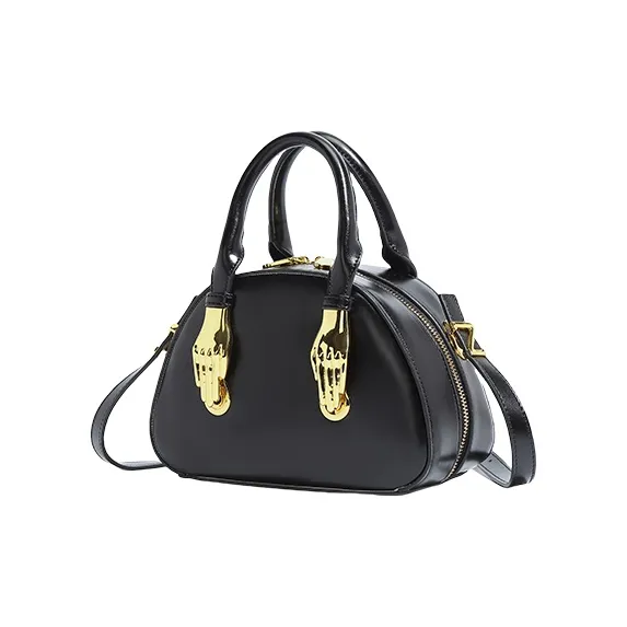 H YXIANG Microfiber Synthetic Leather Shoulder Bag Women's-5