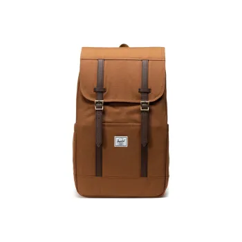 Herschel Recycled Fabric Backpack Unisex Rubber Brown