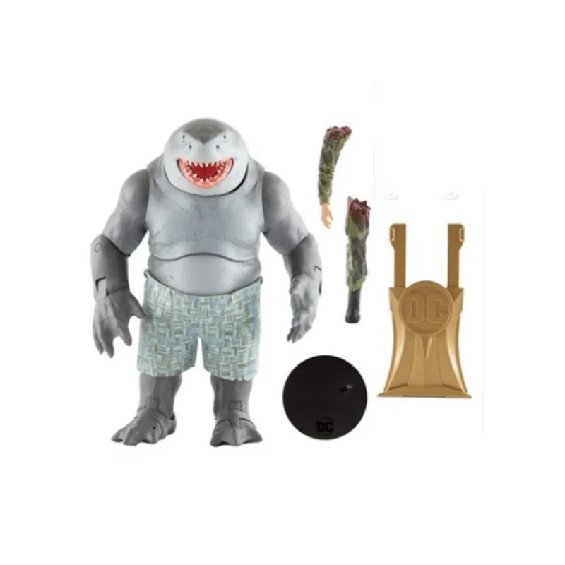McFARLANE Dc Multiverse King Shark Gold Label Bloody Edition Action Figure-4