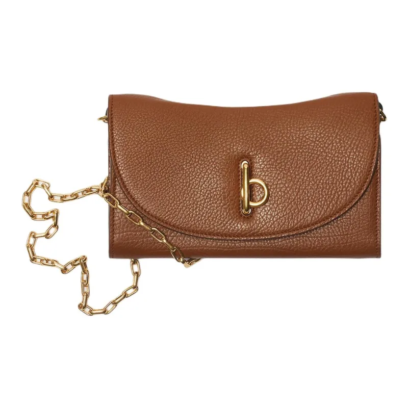 Burberry Rocking Horse Grained Calfskin Wallet Women's Brown-0
