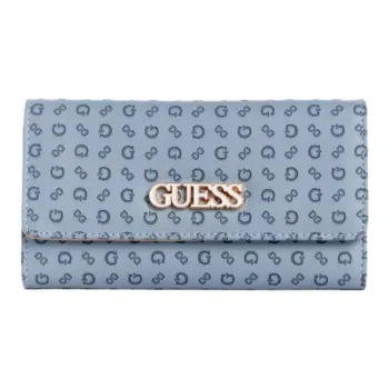GUESS Faux Leather Clutch Women's Blue