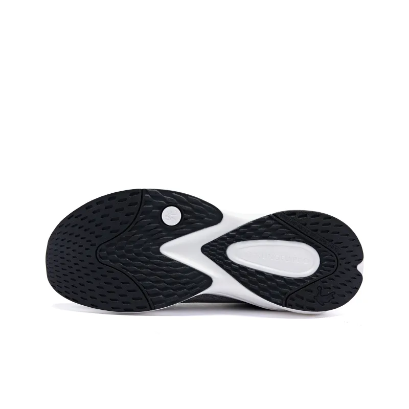 QIAODAN Streamer 4.0 Cushioning, Wear Resistant Low Top Running Shoes Men's Black White-4