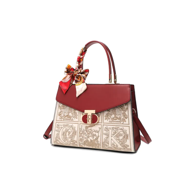 PAYOT PU Wedding Bag Shoulder Bag Crossbody Bag Handbag Regular Women's Burgundy-1