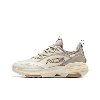 QIAODAN ACS Anti Slip And Wear Resistant Lightweight Low Top Running Shoes Men's Gray Brown