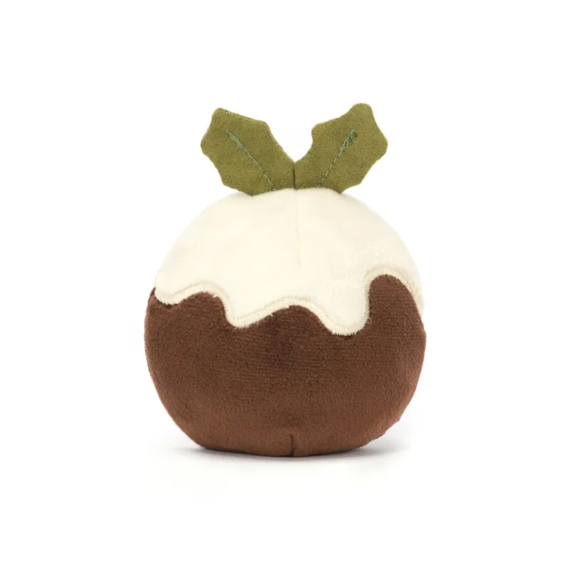 JELLYCAT Festive Folly Christmas Pudding Plush Toy-3