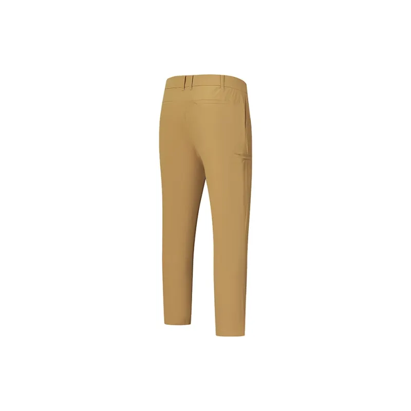 FILA Casual Pants Men Yellow Brown-2