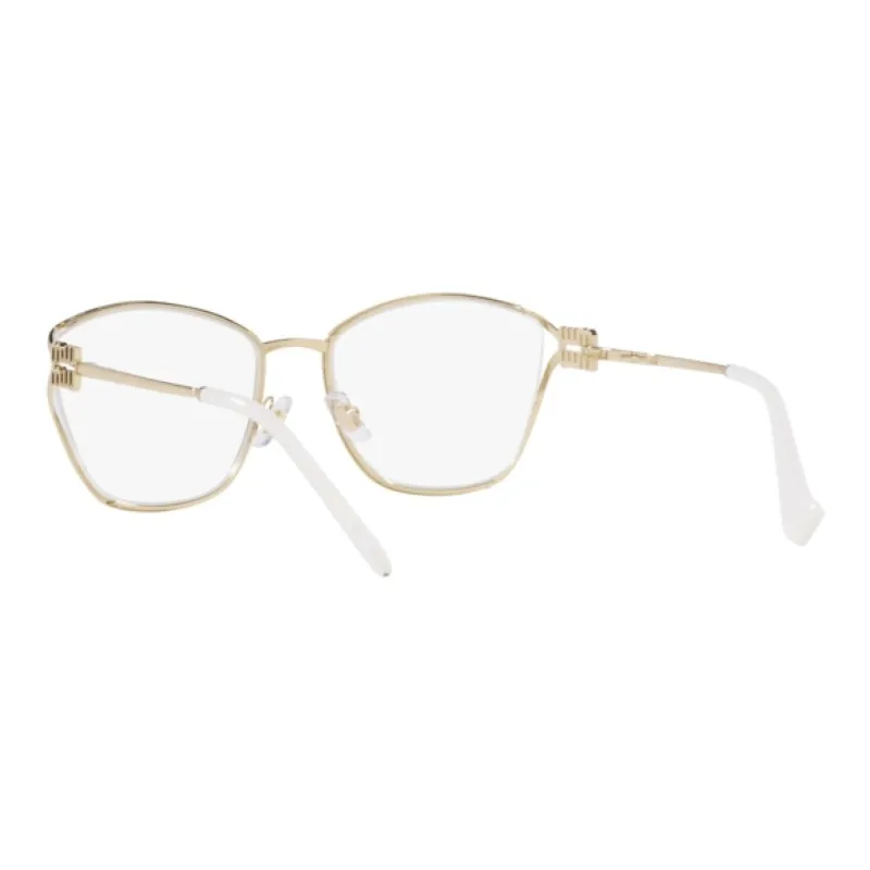 MIU MIU Metal Butterfly Eyeglass Frames Women's Gold-4