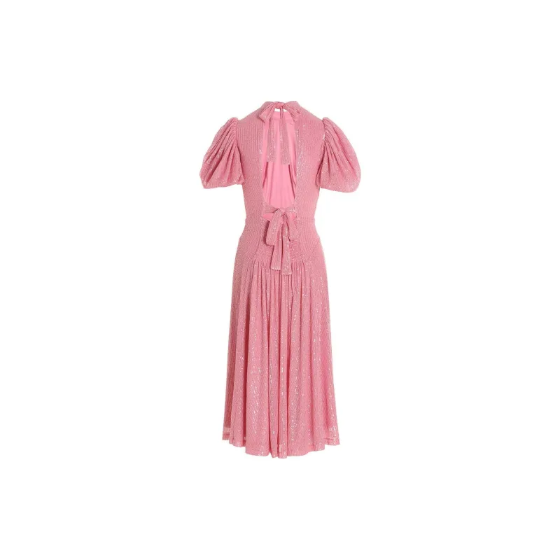 Rotate Short-Sleeved Dresses Women's Pink-1