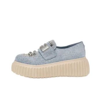 STEVE MADDEN Loafers 6.5cm Women's Blue
