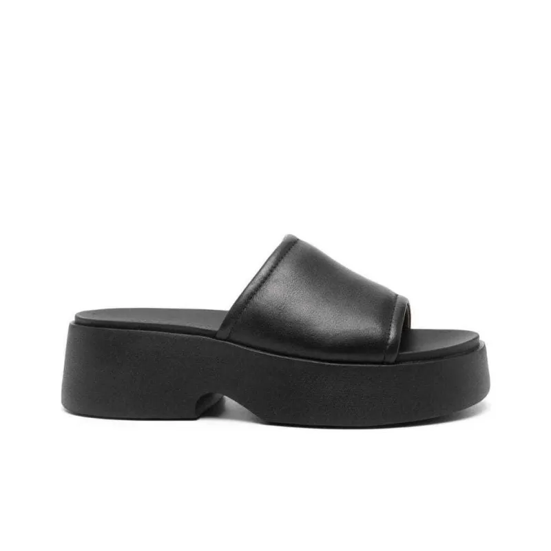 CAMPER Slide Slippers Women's Black-1