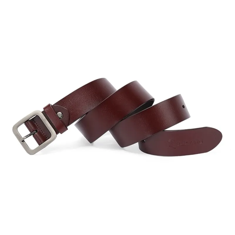 TUCANO Minimalist Style Decoration Trendy Cow Leather Leather Belts Women's 3.3cm-2