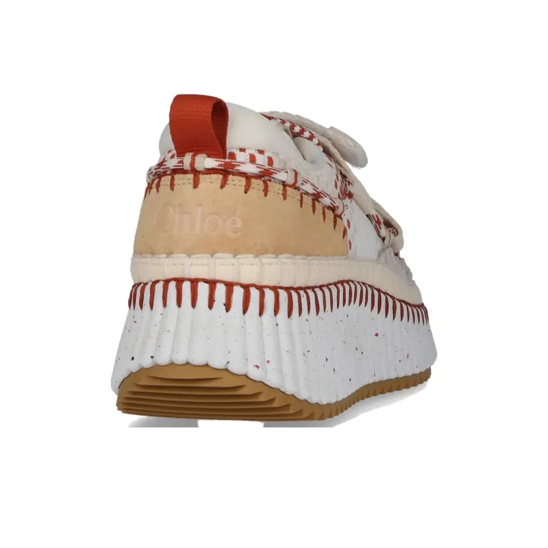 Chloé Nama Knit Mesh Slip-on Sneakers-4