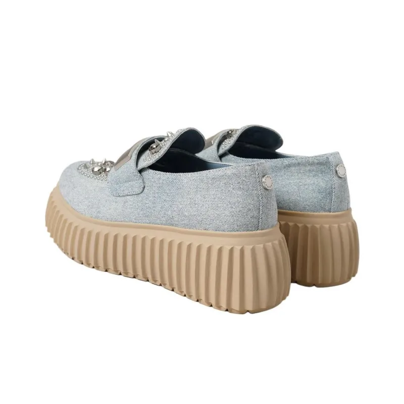STEVE MADDEN Loafers 6.5cm Women's Blue-4