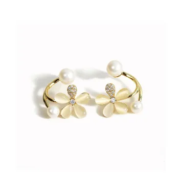 DARA Pearl Stud Earrings Women's