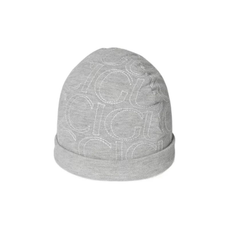 GUCCI Logo Embroidered Turn Up Brim Beanie-0
