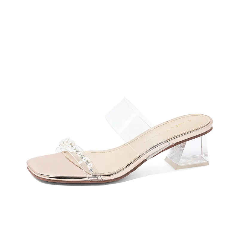 COMELY Rubber Sole Slip Resistant Slide Slippers Women's-1