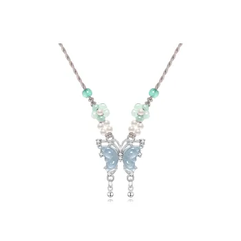 Jodie&Kevin Colored Glaze Jade Necklaces Unisex