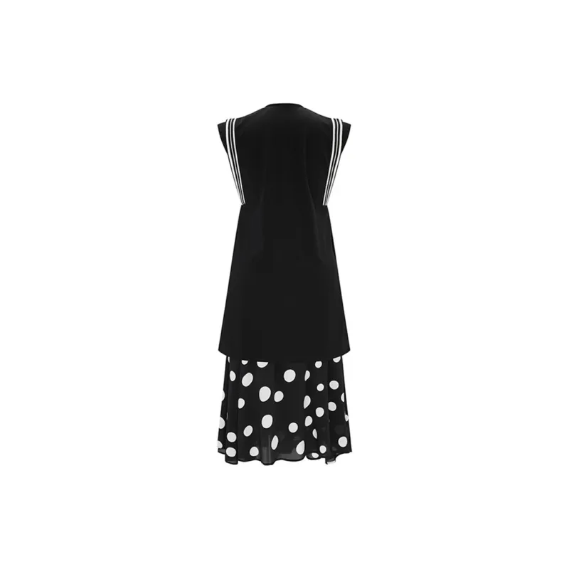 NAVIGARE Short Sleeved Dress Women's Night Black-1