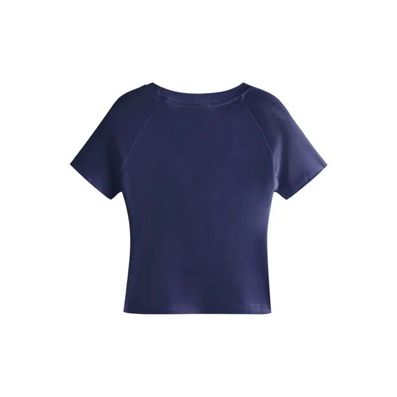 HANDAIWEI T Shirt Women's White Blue-4