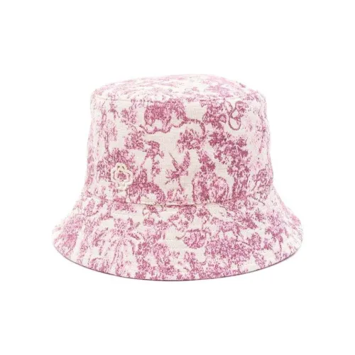 Maje Logo-embroidered Floral Bucket Hat