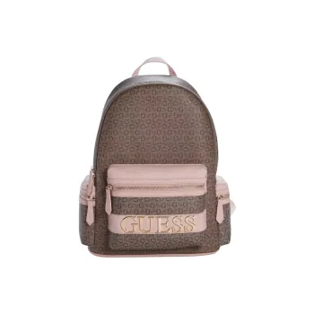 GUESS Faux Leather Backpack Women's Brown