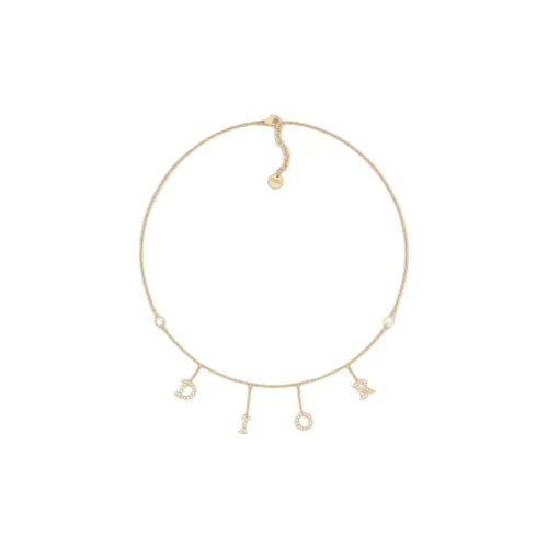 DIOR Metal Necklaces Women's Gold