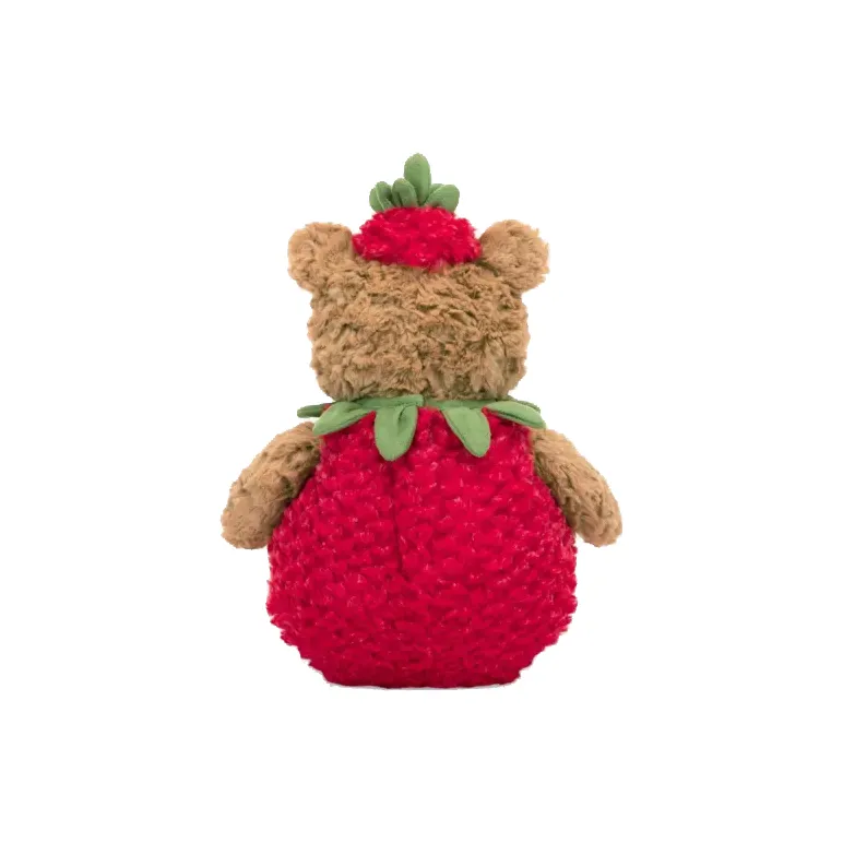 JELLYCAT Bartholomew Bear Strawberry Stuffed Animal-2