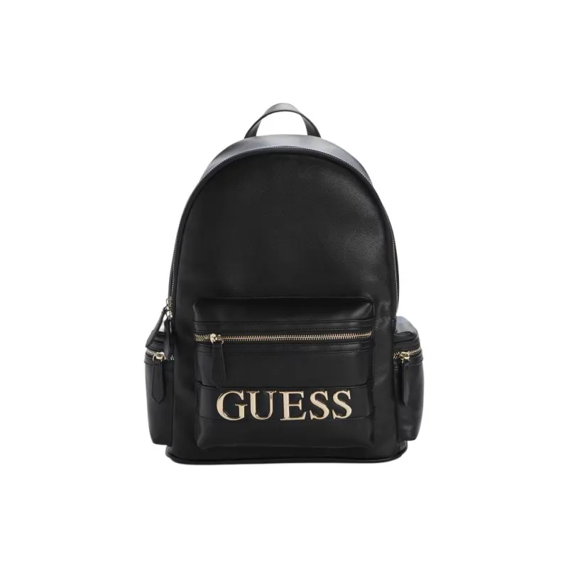 GUESS Artificial Leather Backpack Regular Women's Black-0
