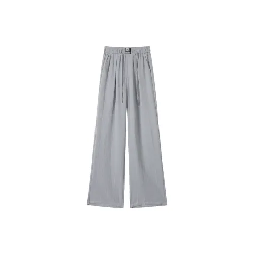 0571 family Casual Pants Women's Light Gray Blue